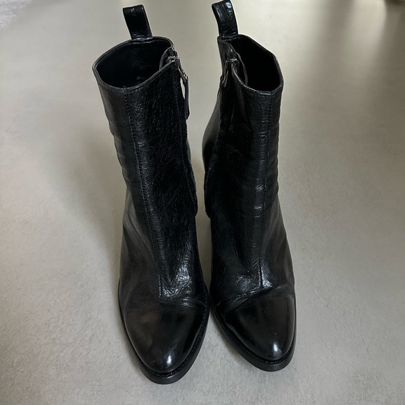 Zara Leather Ankle Boots - Picture 8 of 13